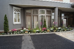 クリニック花壇 施工後